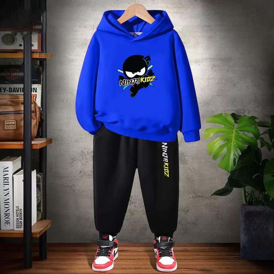 Kids Ninja Hoodie & Pants Set, 3-12 Years, Boys & Girls Casual Fashion