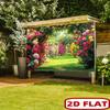 2D Flat Printing Rose Arch Backdrop for Weddings, Birthdays & Photoshoots