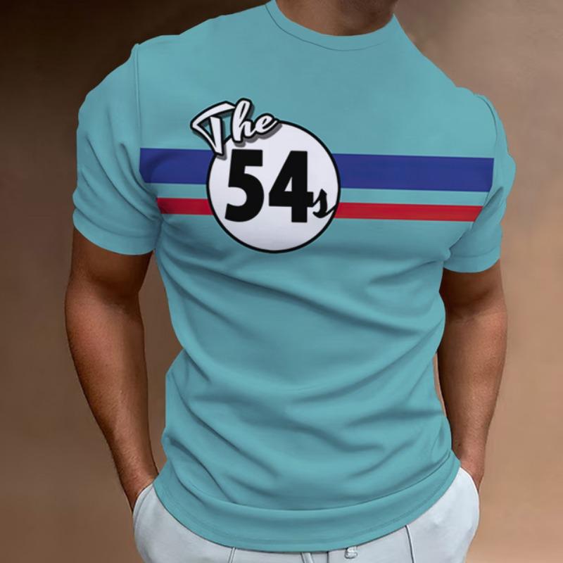 

Summer Vintage T Shirt Mens 3D Racing Print Holiday Tops Outdoor Street T-Shirts Oversized Short Sleeve Tee Shirts Male Clothing 6XL