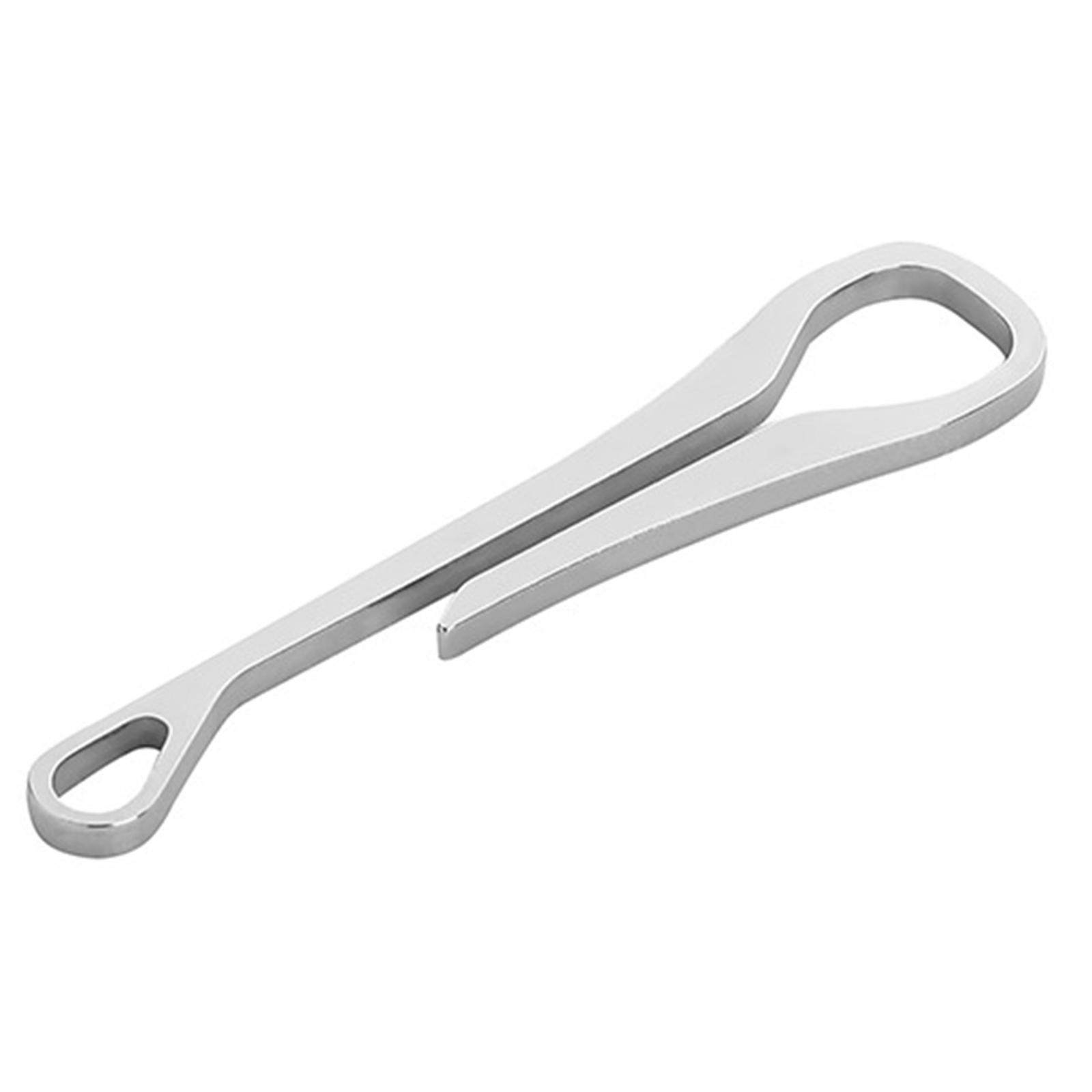 2 шт. брелок из нержавеющей стали карманный зажим портативный подвесной пряжка держатель — фото 3