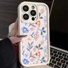 Oil Painting Colorful Flower Silicone Phone Case For iPhone 11 iPhone 15 Pro Max 13 14 12 Mini XS Max X XR 7 8 Plus SE2 Cover