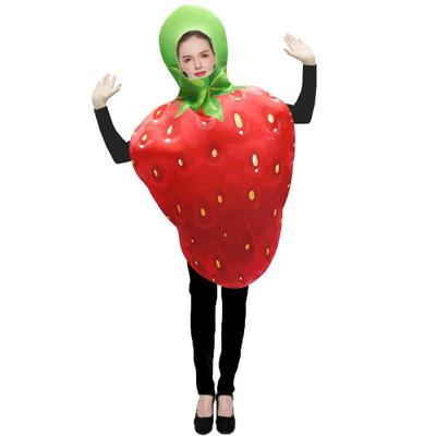 Festival Karnevalsparty Erdbeere Cosplay Kostüm, Erwachsene