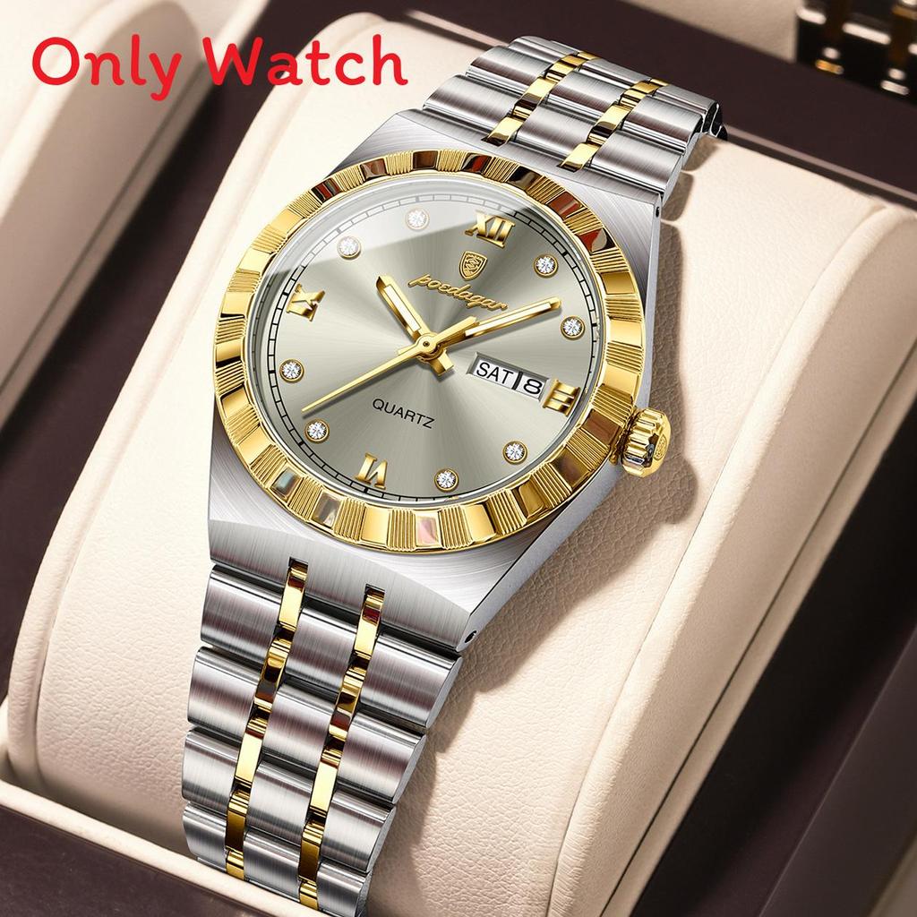 Reloj Suizo Impermeable para Mujer Con Doble Calendario Movimiento de Cuarzo Para Mujeres de Negocios