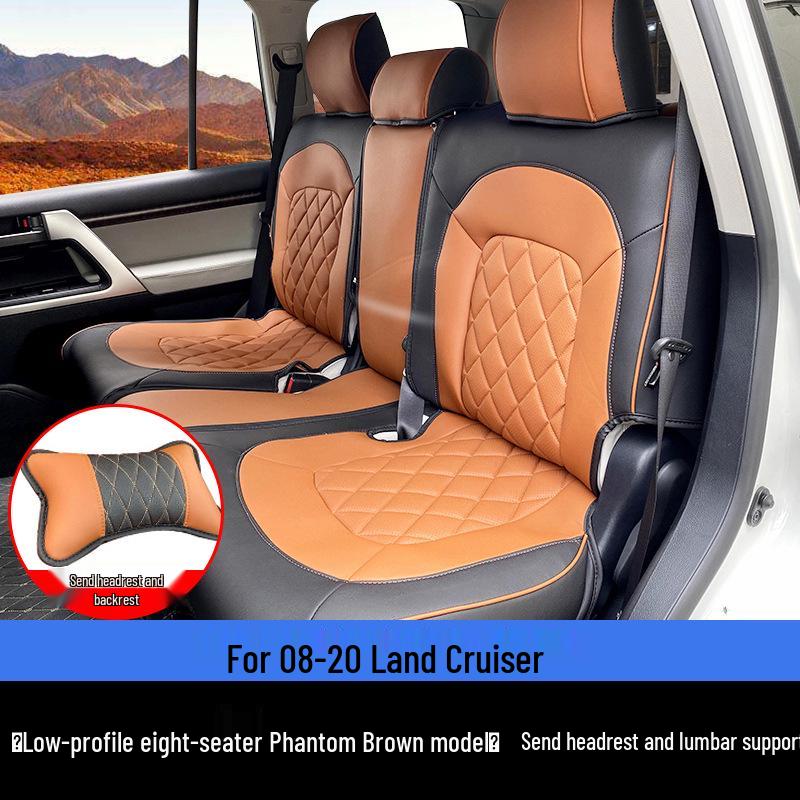 08-20 Land Cruiser Seat Covers: All-Season Full Coverage Interior Upgrade