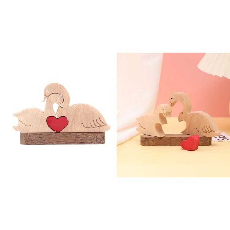 Auffällige Paar-Puzzle-Statue Handwerk Dekorationen Figur Skulptur