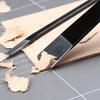 2 szt./zestaw Skórzany Nóż do Cienkowania Skóry Ręczne Narzędzie do Skóry DIY Łopatka do Zdzierania Skóry Nóż do Cienkowania Materiały do Rzemiosła Skórzanego.