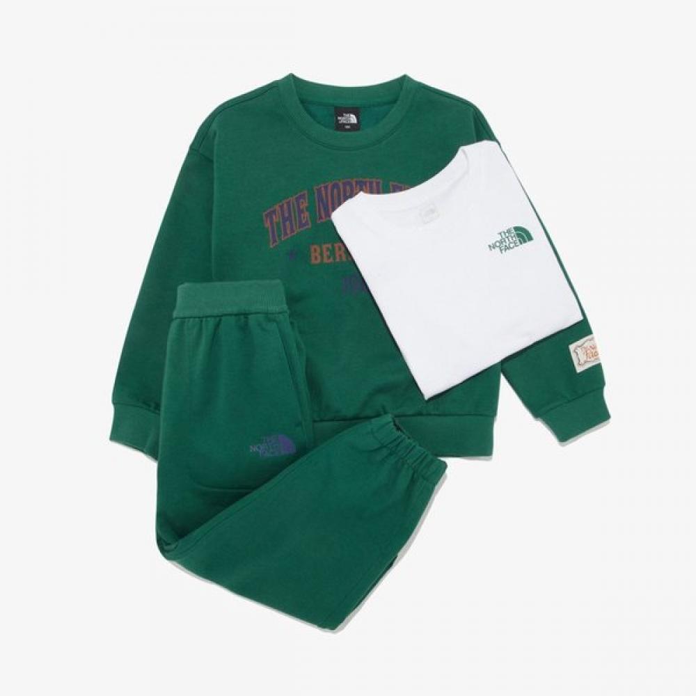 

The North Face Kids 3pcs Set Jungle Green JUNGLE GREEN/100
