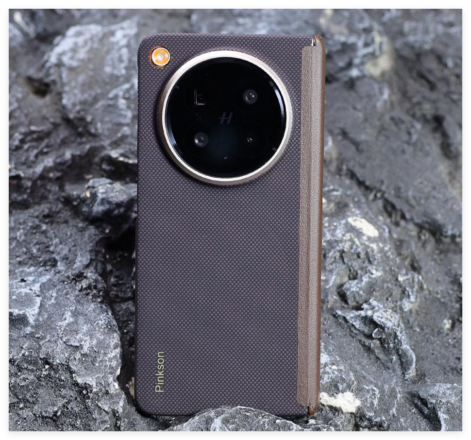 Pinkson Vectran Fiber Magnetic Axis Phone Case Suitable For OPPO Find N6 Central Axis Hinge Protective Case