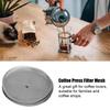 10Pcs set 304 Stainless Steel French Press Filter Screen Coffee Press Filter  1000 ml French Press