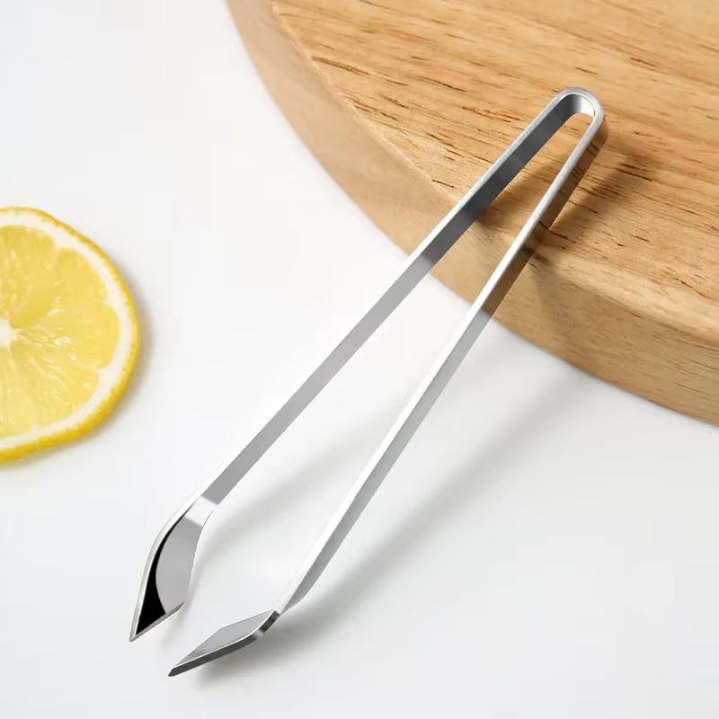 1/3PC Stainless Steel Fish Bone Tweezers Pincer Clip Puller Remover Tongs Fish Bone Plucking Clamp Kitchen Gadgets Seafood Tools