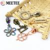 Meetee 5/10/20Pcs 5# Zipper Puller for Nylon Zippers Plastic Coil Zips Slider Heads Repair Kits DIY Garment Sewing Accessories