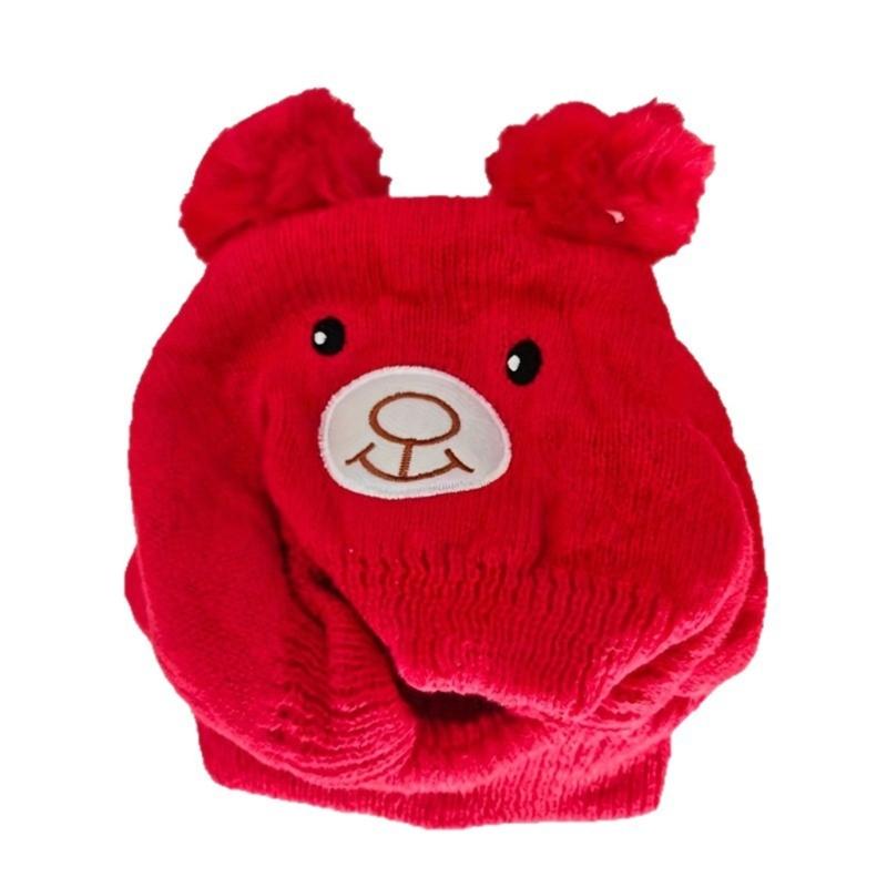 Holiday Dog Hat Warm Thicken Weave Knitted Hat For Small to Large Animals Party Indoor Use