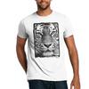 Tiger T-shirt Tiggers Tigers Close Up Monochrome Animals