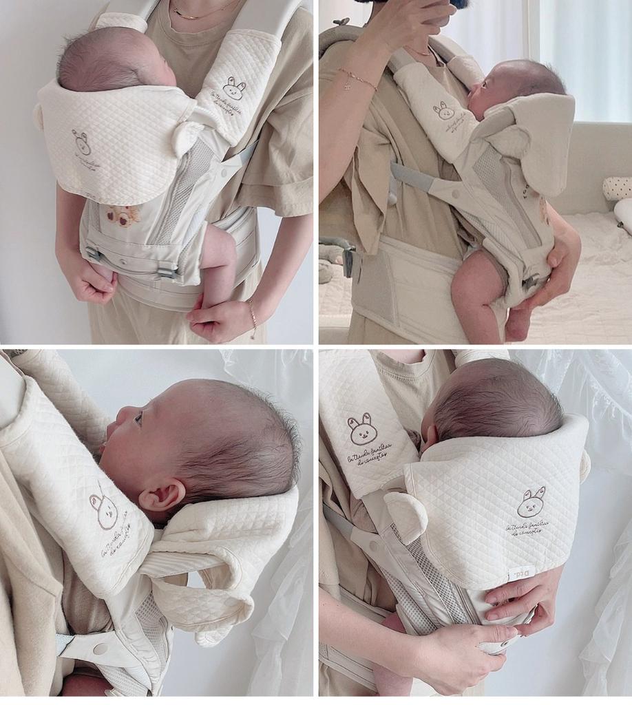 Cotton Baby Bibs Saliva Towel Chest Bite Towel Burp Cloths Babies Accessories Baby Carrier Shoulder Strap Saliva Towel