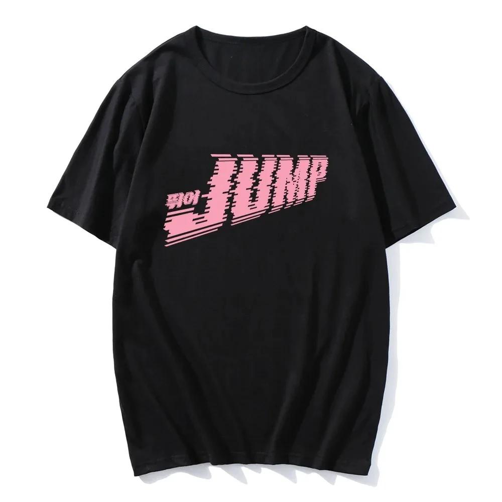 Jump Single Graphic 2025 T-shirt Band and Pink Korean Girls' Band Tshirts Fashion Short Sleeve T Shirt Women Clothing