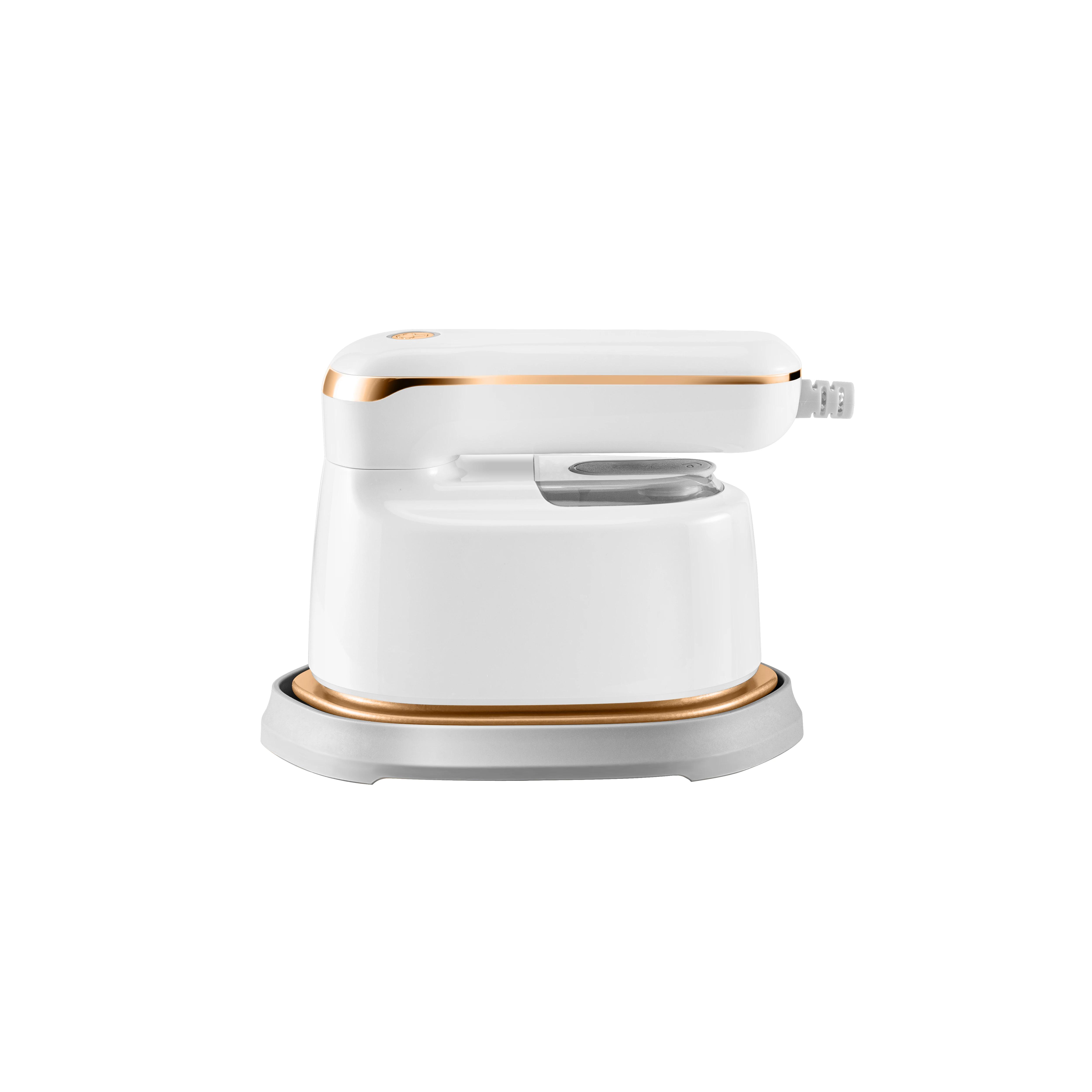 Новая паровая гладильная машина Маленькая бытовая гладильная машина Портативная ручная паровая щетка Компактный паровой утюг EU белый