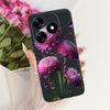 Für Tecno Spark 10 10C 10 Pro 4G KI7 KI5m Handyhülle Bunte Schmetterlingsblume Damen Girly Weiche Silikonhülle Mattes Rückcover