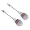 2pcs Soft Bristles Nail Art Powder Brush Ergonomic Handle Powder Remover Brush  Nail Art Application