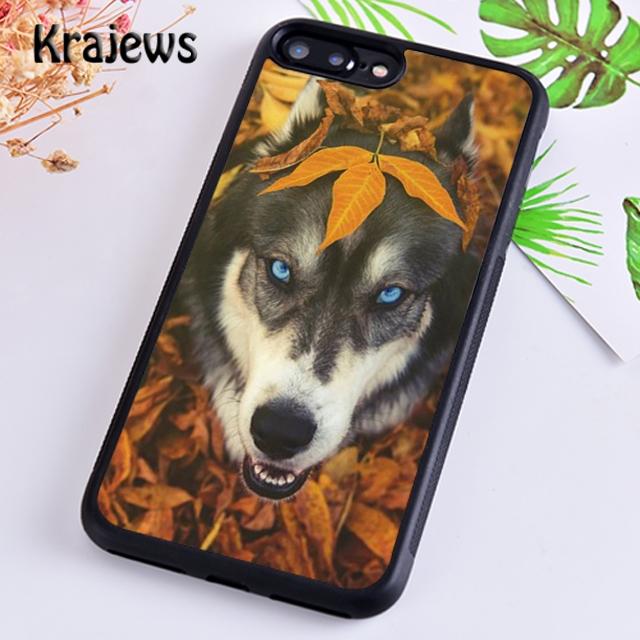Krajews Animal Husky puppy Phone Case Cover For iPhone 17 Air 16 15 14 plus 12 13 pro max coque Shell Fundas
