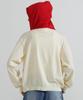 AVIREX SWEAT LOOK KNIT HOODIE Women's F Size 033 off white 783-6131602