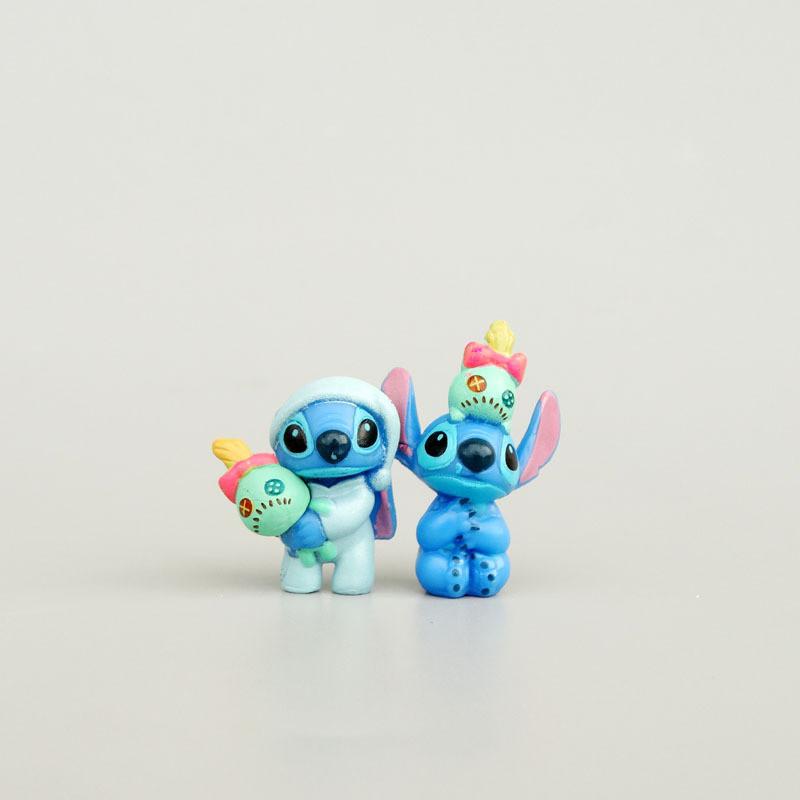 Action Stitch Lilo Figure Model Dolls Toys Children Holiday Ornaments Gifts