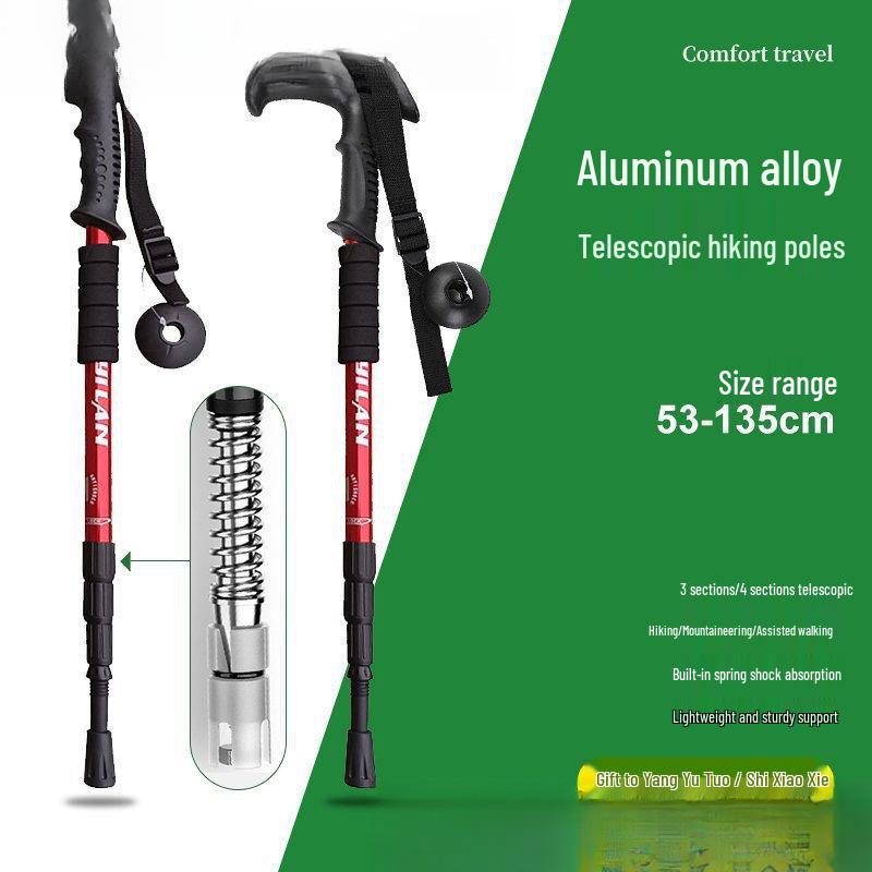 Decathlon Multifunctional Telescopic Trekking Poles for Men, Women, and Children