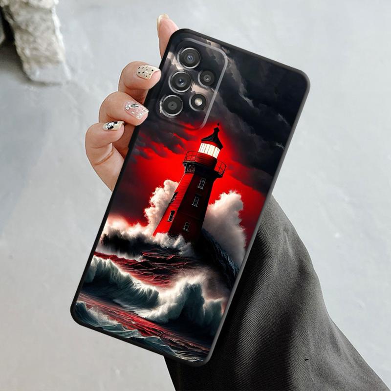 Beautiful Lighthouse Phone Case For iPhone Samsung Galaxy Redmi Xiaomi Oppo OnePlus Note S A 7 8 9 10 11 12 13 14 20 21 22 23 53 54 Pro Max Plus Ultra