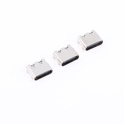 10/20Pcs 6 Pin Type-C Socket Usb Connector Type C Female Charging Port Jack Pcb Soldering Smd Smt Diy Repair Type C Adapter
