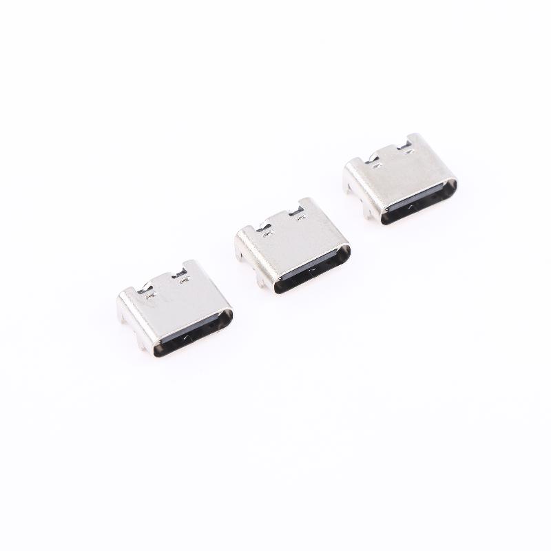 New 10/20Pcs 6 Pin Type-C Socket USB Connector Type C Female Charging Port Jack PCB Soldering SMD SMT DIY Repair Type C Adapter