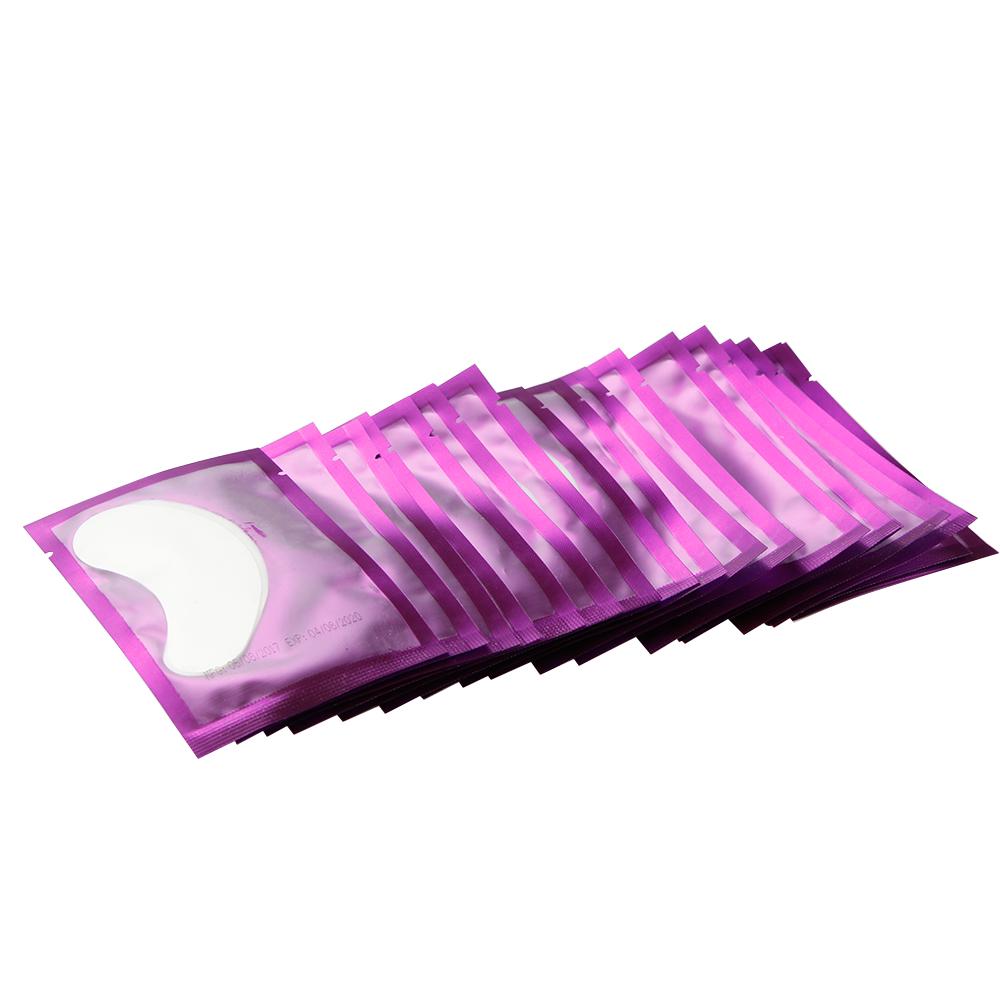 50 Pairs Eye Pads Makeup Tool Eyelashes Extension Disposable Paper Patches Set  Lint-free Wraps