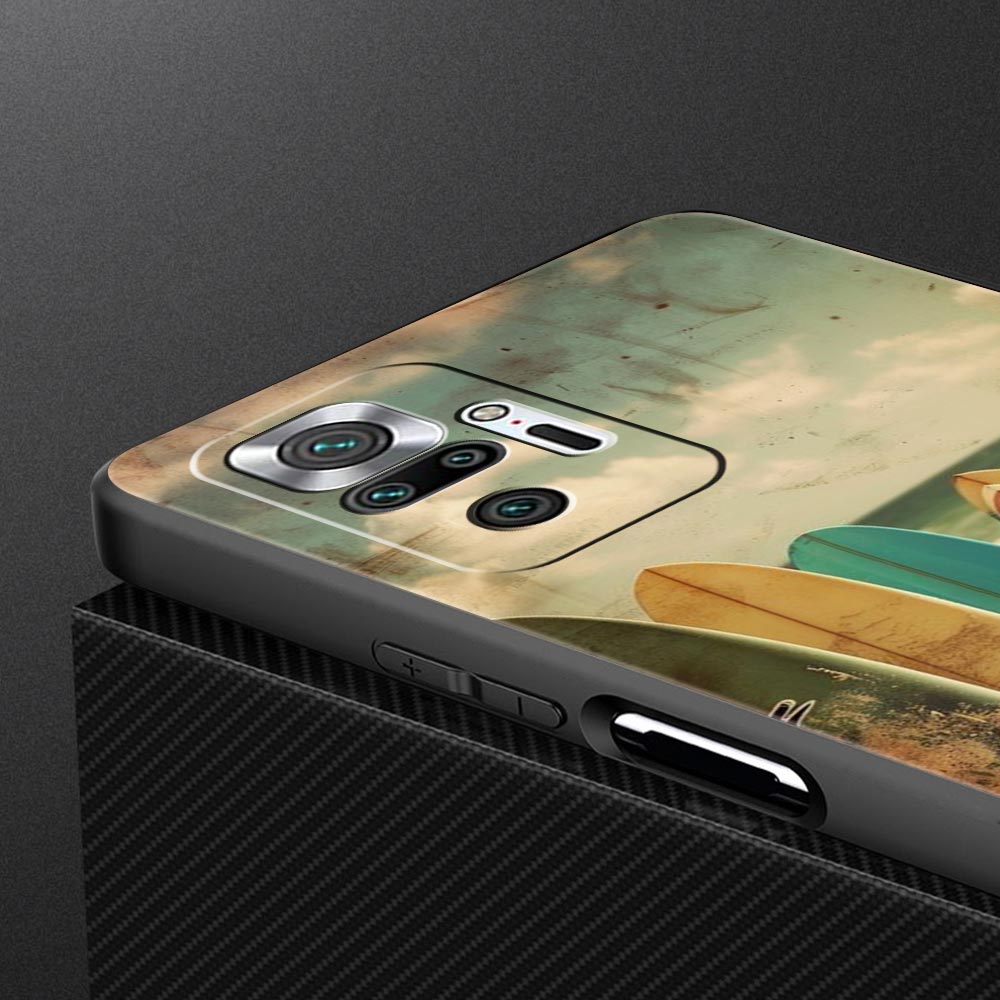 Summer Beach Phone Case Cover for Redmi 14C 10C Note 15 14 13 12 10 11 K40 Pro Plus 5G Soft TPU Shockproof Shell Fundas Capa Bag