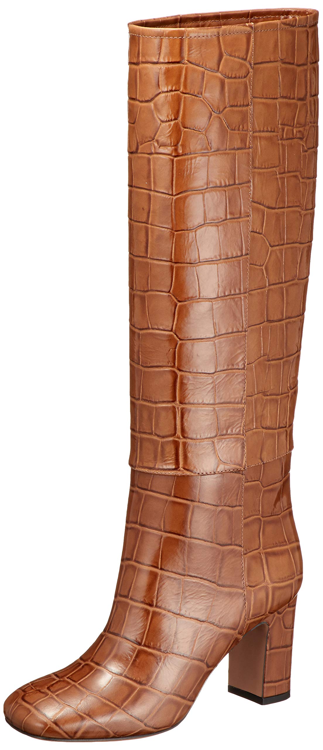 

Fashion Boots SEMI SQUARE TOE CHUNKY LONG BOOTS Clay [Perico] Women s