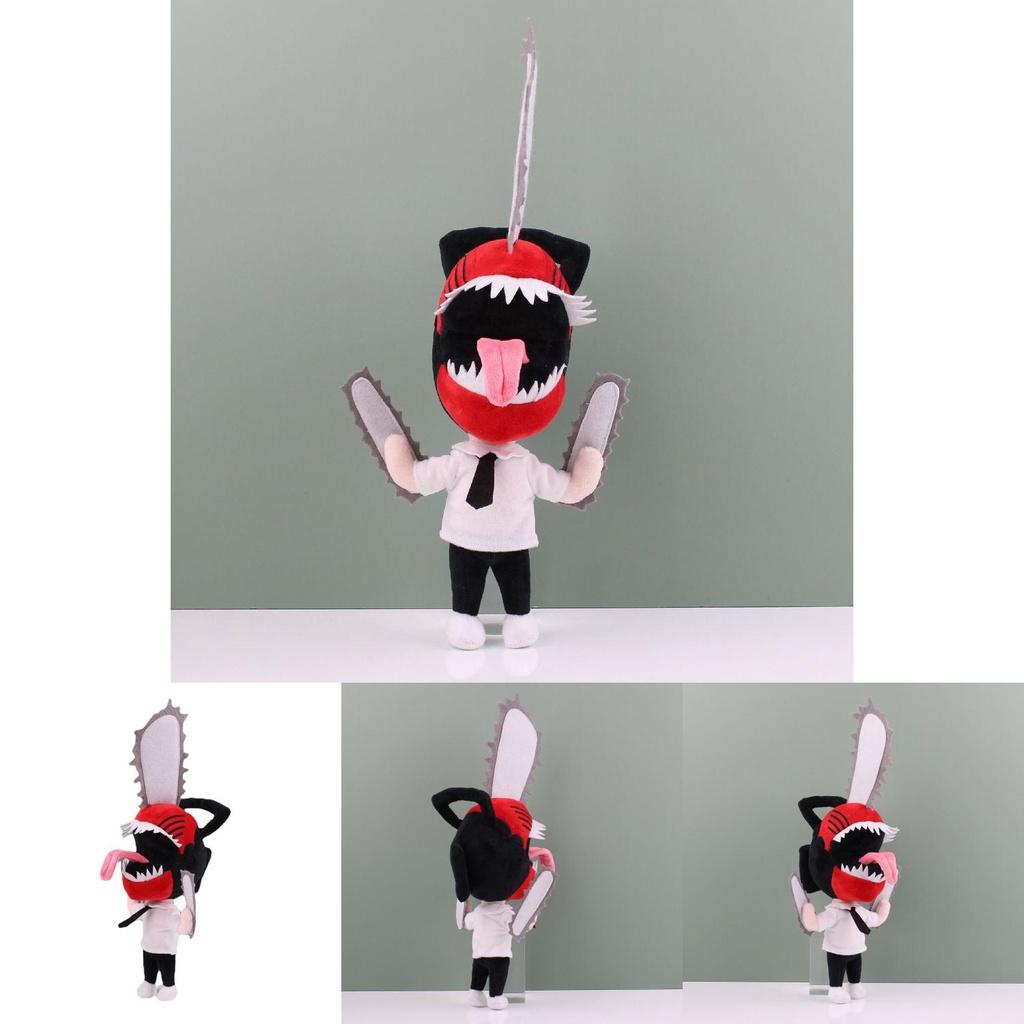 Man Denji Plush Dolls Soft Cuddly Steel-wire Tongue Figures