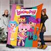 1pc Lalaloopsy1 Theme Blanket - Digital Print, Polyester, Cozy for All Seasons, Perfect for Outdoor, Camping, and Travel