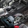 For Ford Mustang GT 2015- Carbon Fiber Interior Car Gear Shift Panel Trim Cover Cup Holder Decoration Sticker Decal Frame