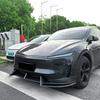 Car Front Bumper Lip Spoiler Diffuser Splitters BodyKit Aprons Cover Guard Trim For Tesla Model Y 2024 2025