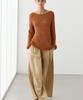 Masimodutti Cotton Blend Open Knit Sweater