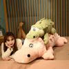 Giant Plush Crocodile Toy 120/150/200cm Extra Long Crocodile Pillow Fluffy Soft Stuffed Animal Large Huggable Body Pillow for Kids Adults
