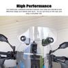 Motorcycle Windshield Extension Universal Adjustable Airflow Windscreen Extender Fits All Motobikes (Transparent)