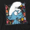 Smurfarna Unisex Vuxen Smart Smurf Alfabet T-shirt