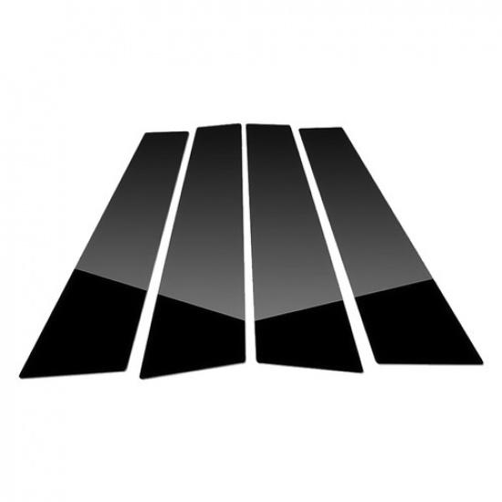 Black Pillar Posts Fit Porsche Panamera 2009-2014 2010 2011 2012 2013 Trim Cover