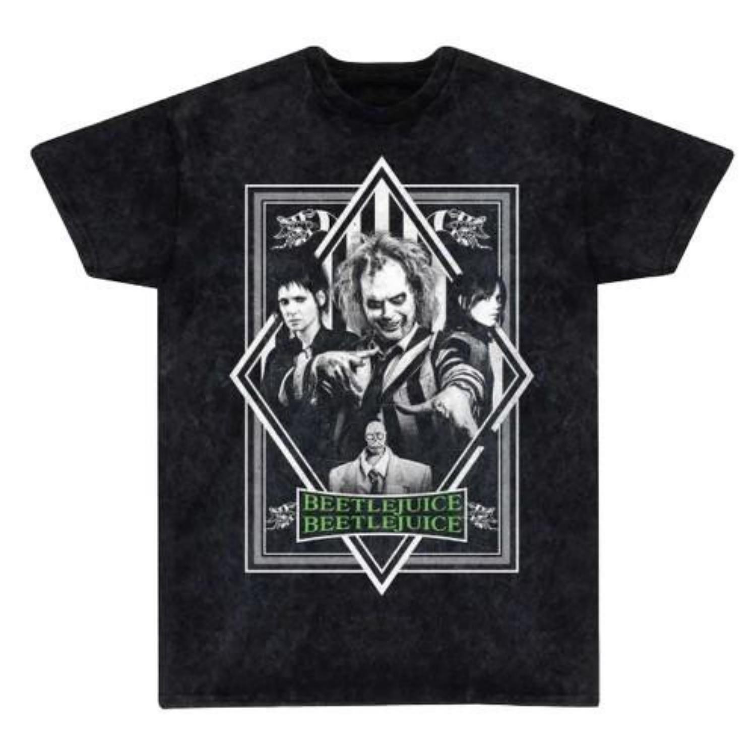 Beetlejuice Beetlejuice Unisex Adult Poster Washed T-Shirt S