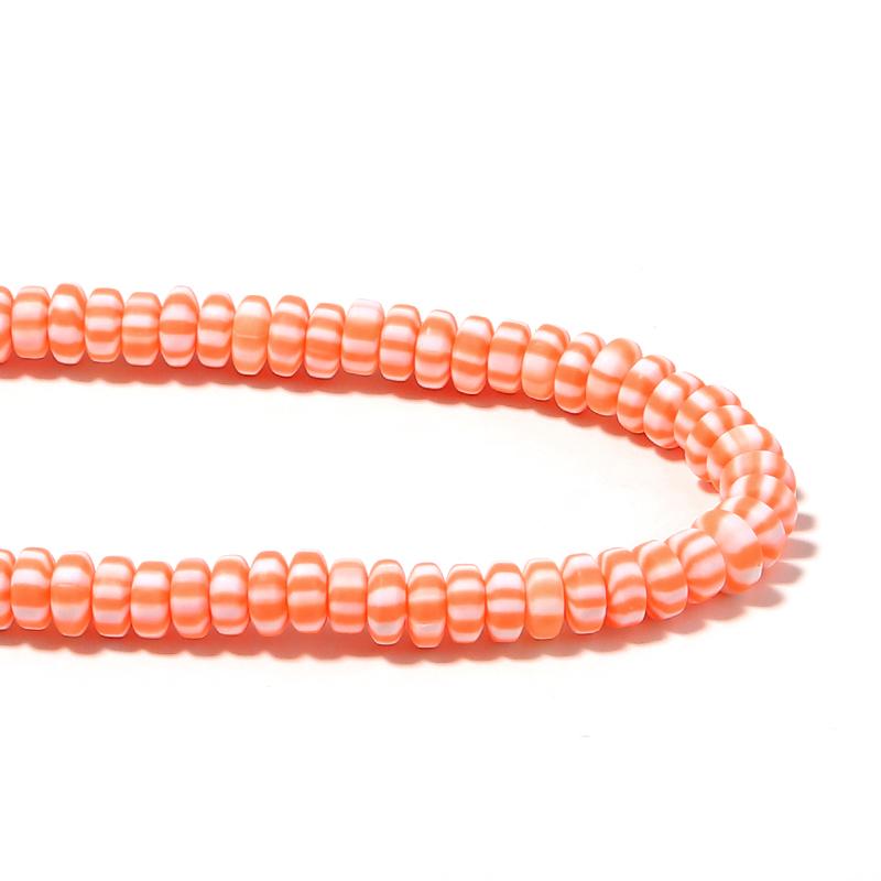 1 String Flat Round Soft Beads Colored Pottery Hole 2mm Spacer Bead For Diy Bracelet Necklace Women Jewelry Accessories Supplies