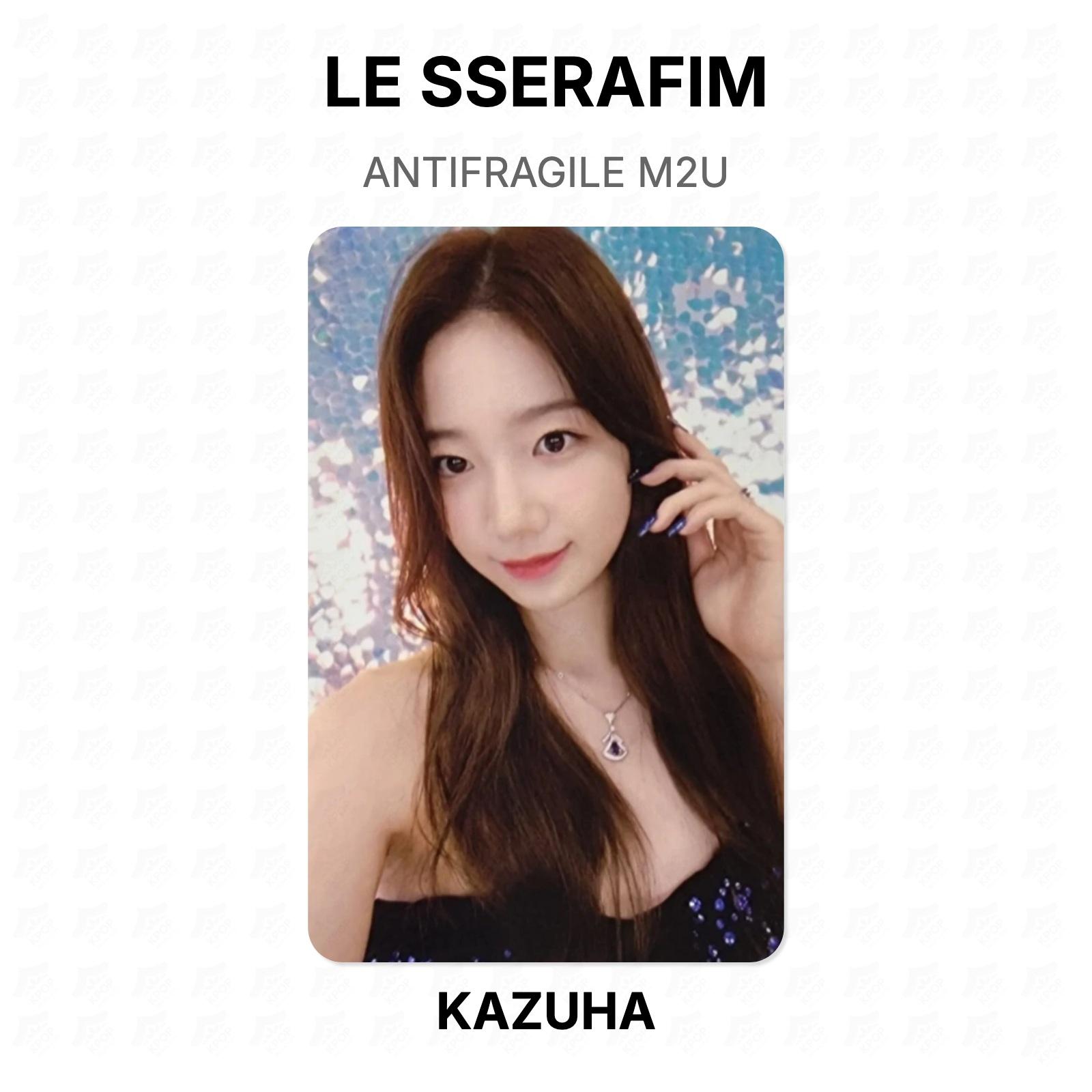 LE SSERAFIM ANTIFRAGILE M2U Official Photocard KAZUHA
