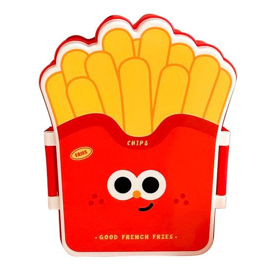 Yousheng Lunch Box Hamburger Chip Shape Food Grade Safe Airtight Leak-Proof Food Container Office Lunch Freshness Preserving Lunch Box