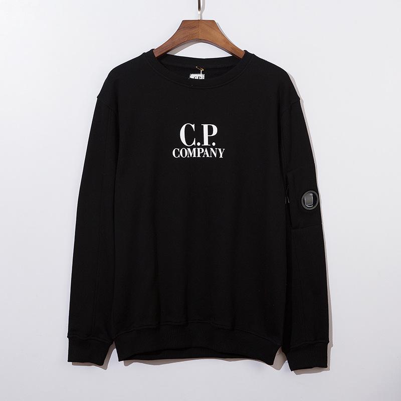 European & American CP Logo Casual Round Neck Hoodie