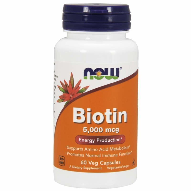 

Now Foods Biotin 5000 mcg 60 Capsules