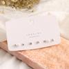 Fashion Cute Love Heart Stud Earrings Simple Small Hoop Earrings for Women