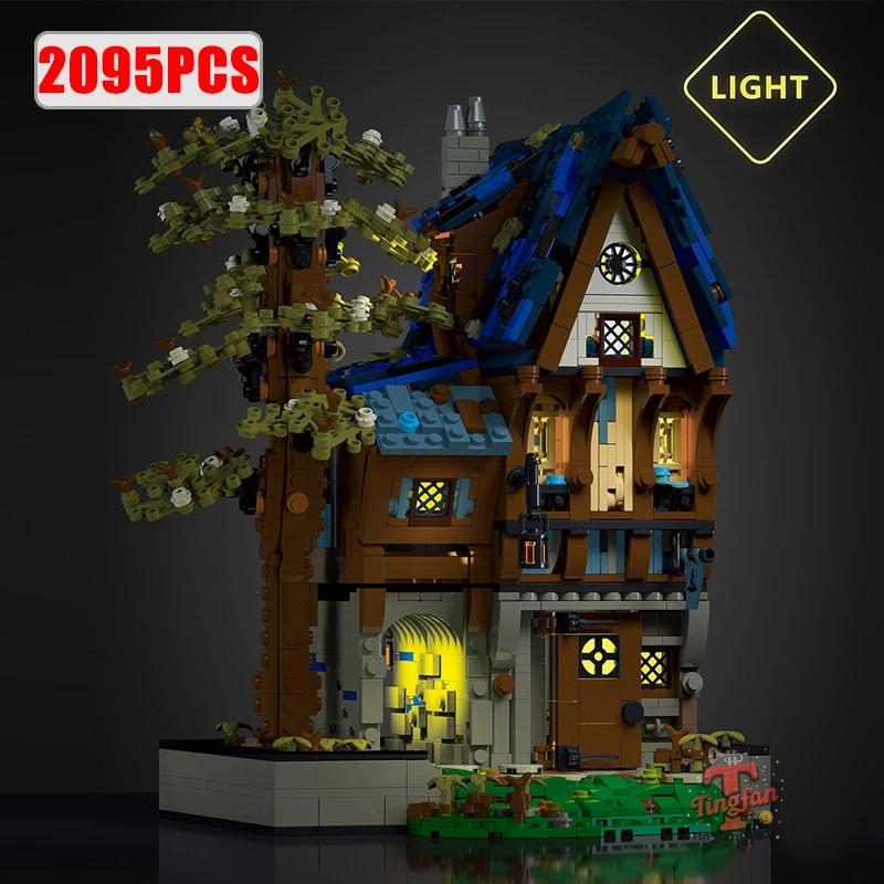 Medieval Blacksmith Shops Models 21325 Building Blocks Bricks Streetview Modular City Architecture Set Kids Toys Boys Adult Gift