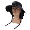 Wide Brim Sun Hat With Built-In Fan Summer Cap Outdoor Straw Visor Hat With Solar/Usb Powered Fan For Camping Fishing Hiking